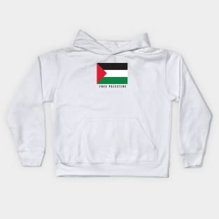 Free Palestine Flag Kids Hoodie